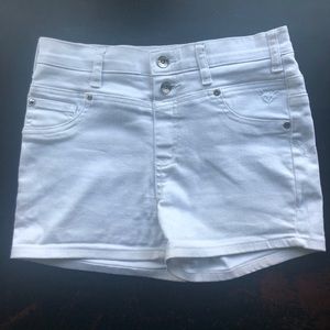 White Justice Premium girls shorts